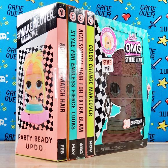 LOL Surprise OMG Neonlicious Neon Styling Head with 30 Surprises - Picture 4 of 11